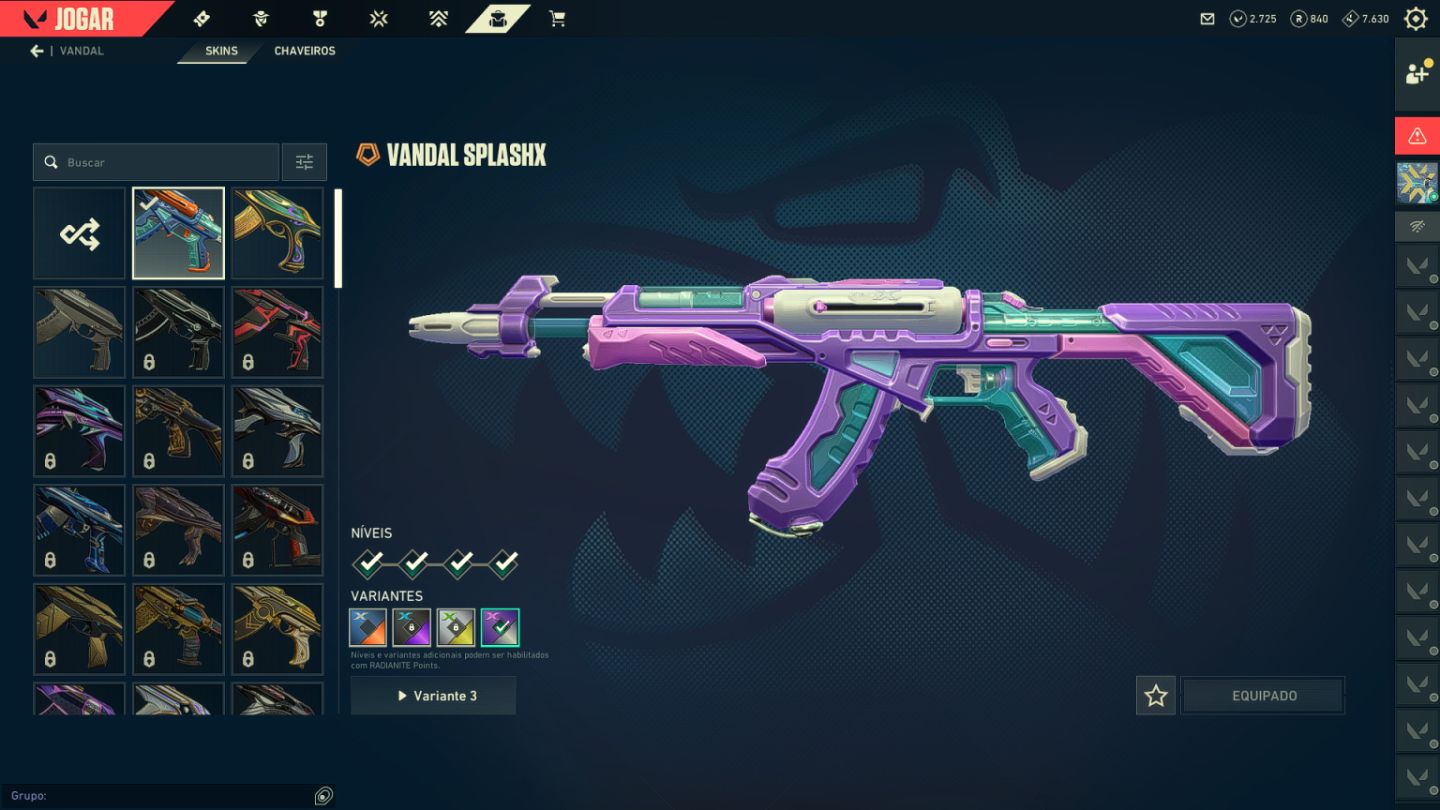 CONTA VALORANT - COM 2725 VALORANT POINTS! (FULL ACESSO) + E-MAIL VINCULADO!