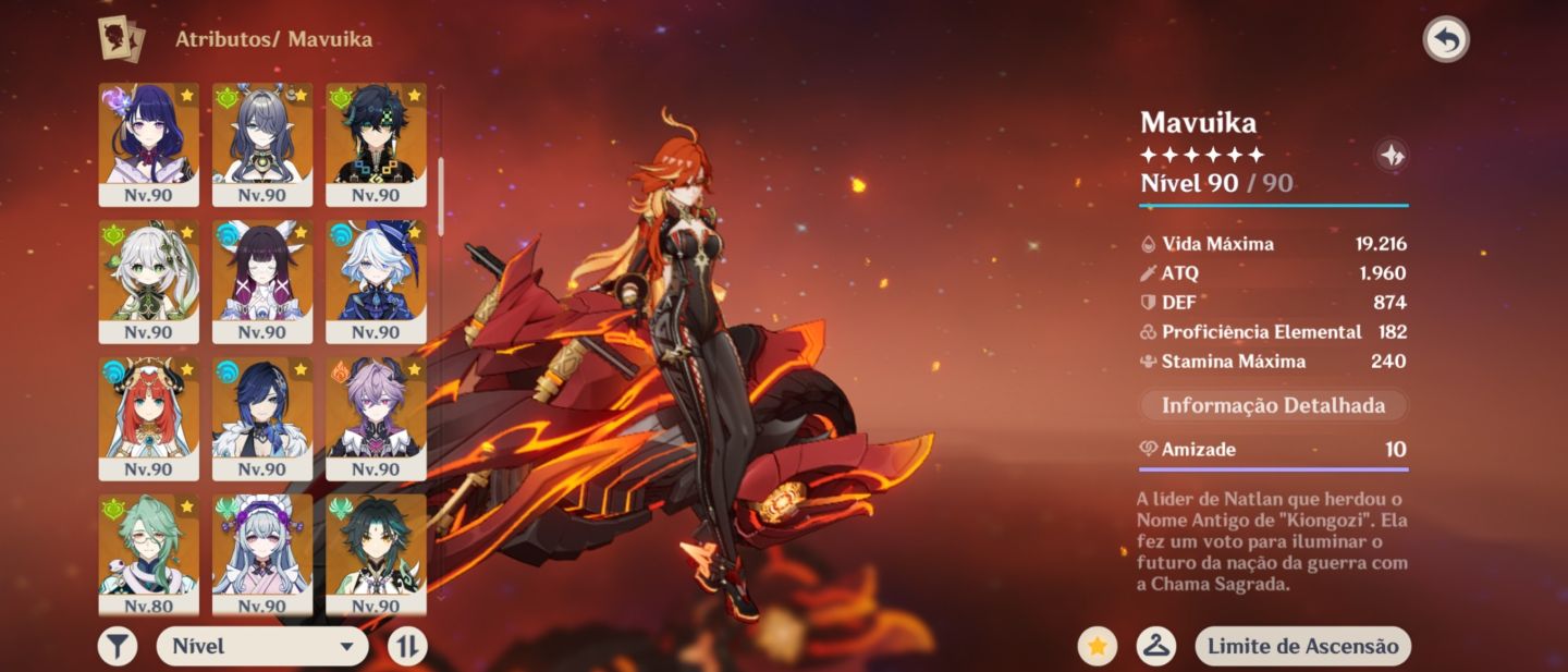 Mavuika C3+Biss, conta end game, 38 T5+aloy