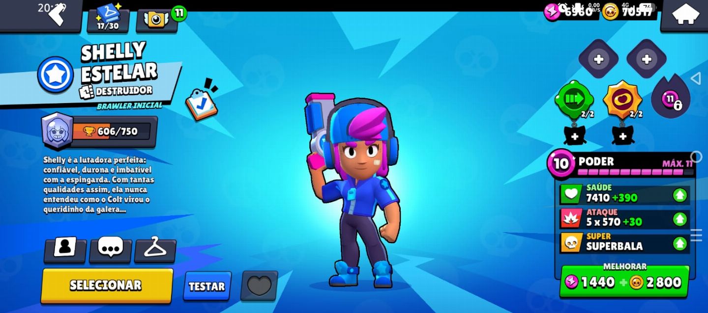 Combo 2 contas Brawl stars e clash royale