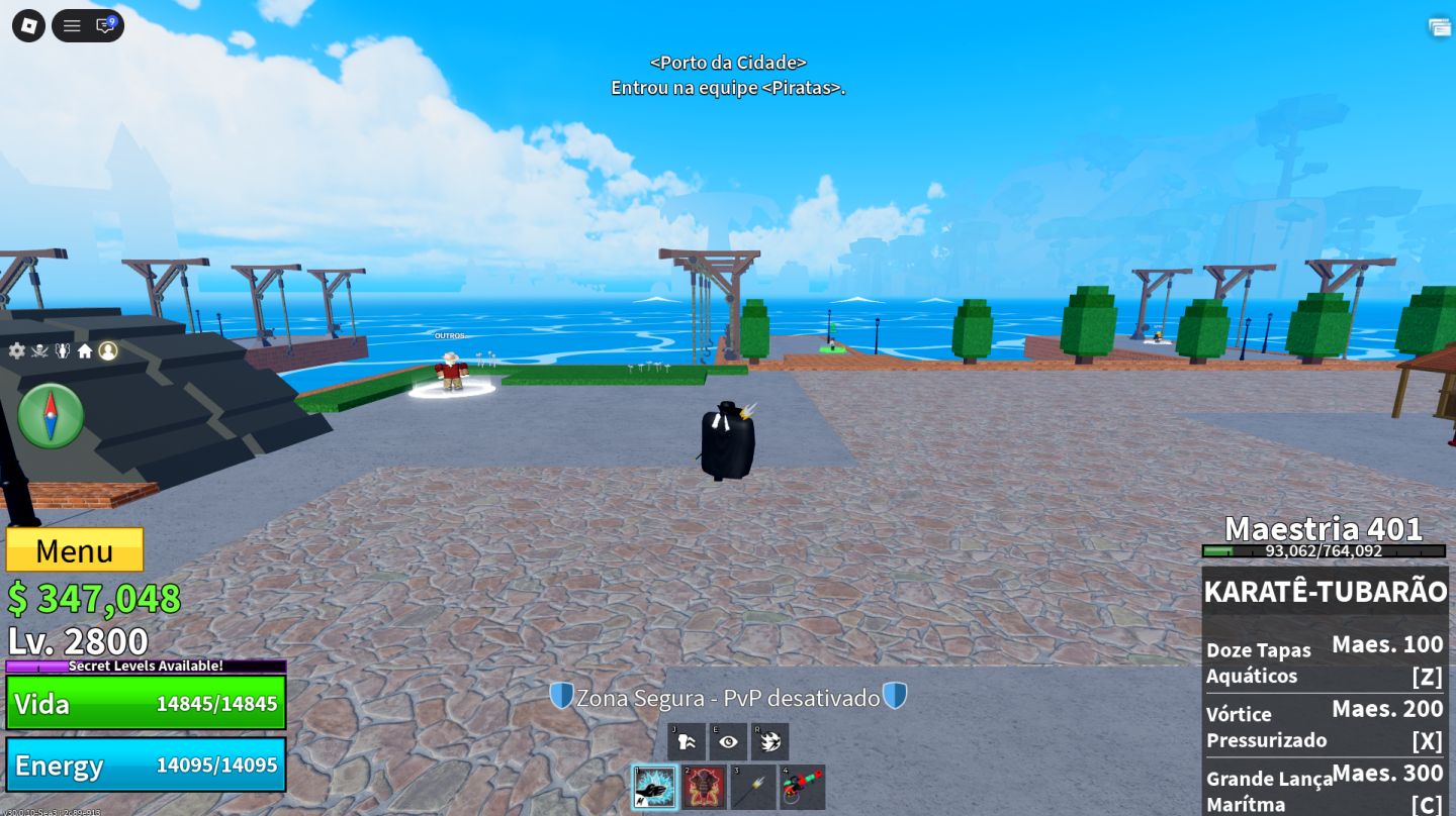 (PROMO) CONTA BLOX FRUITS + ESCAPE DO TSUNAMI À VENDA!