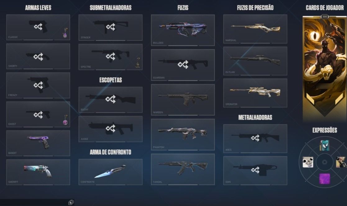 Conta valorant 1k+ gastos