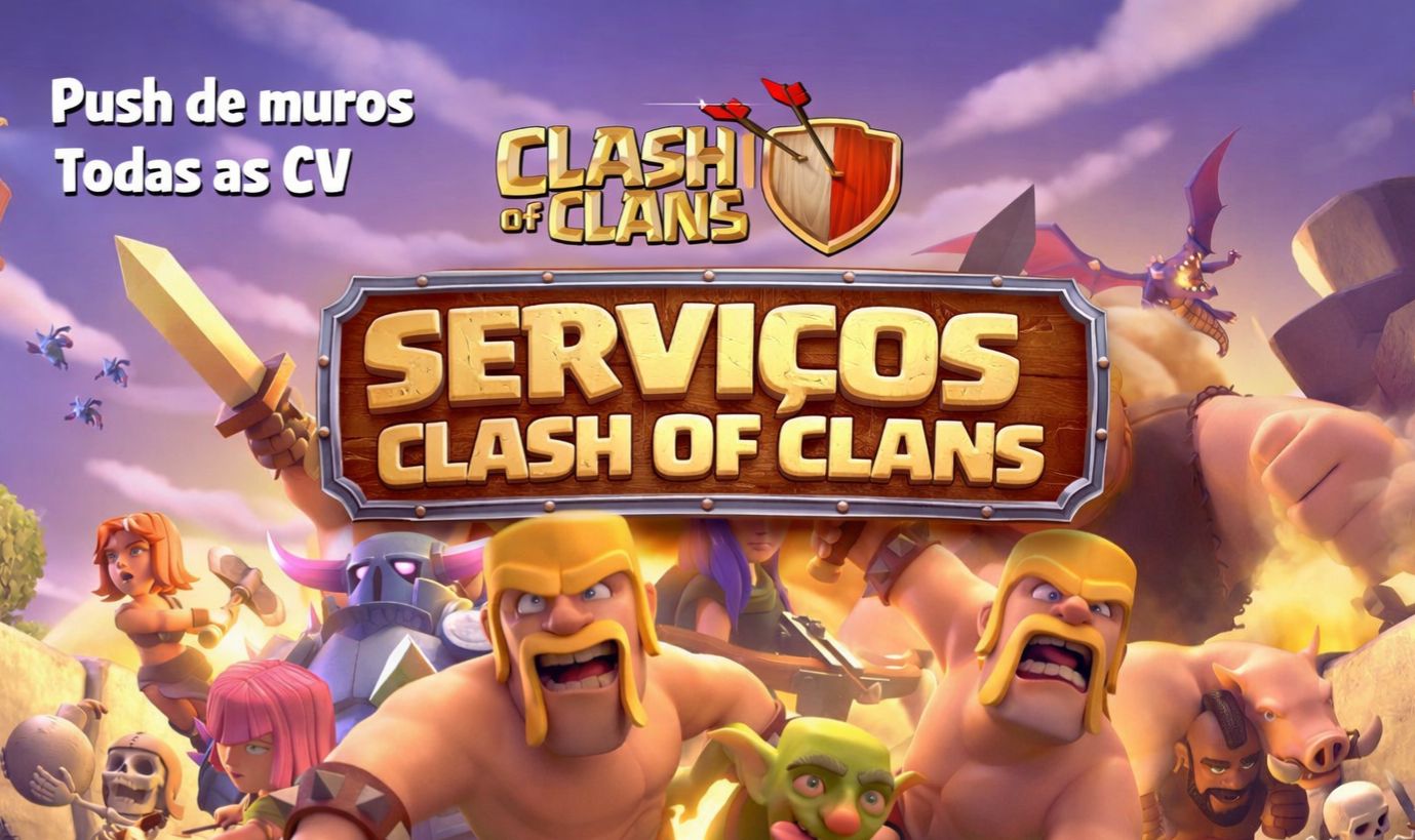 Serviços de push de muros clash of clans