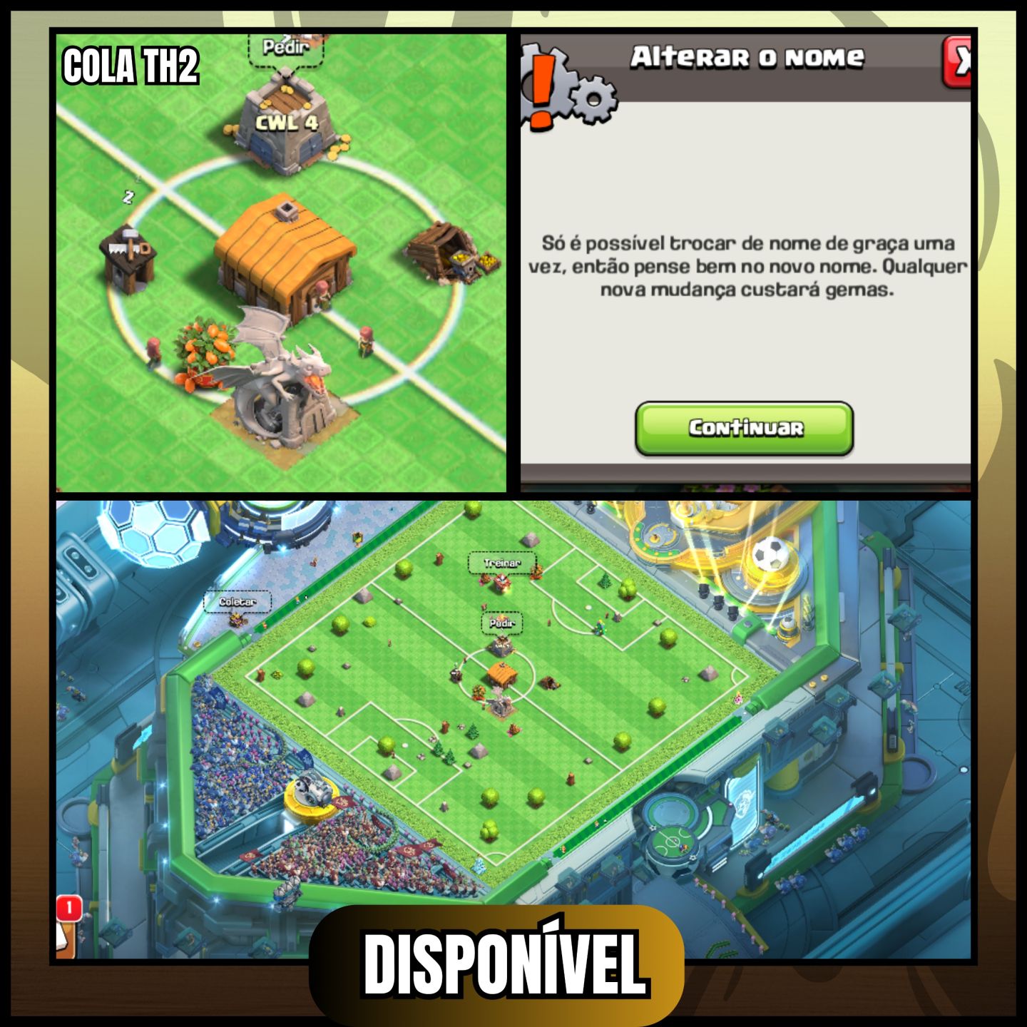 TH1 E TH2 RARISSIMO COM TROCA DE NICK GRÁTIS