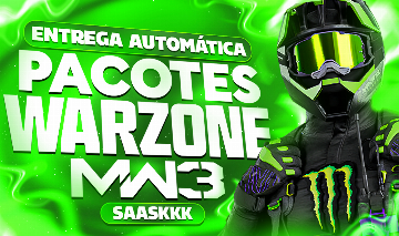 PACOTES NO COD WARZONE E BO6 | ENTREGA AUTOMÁTICA