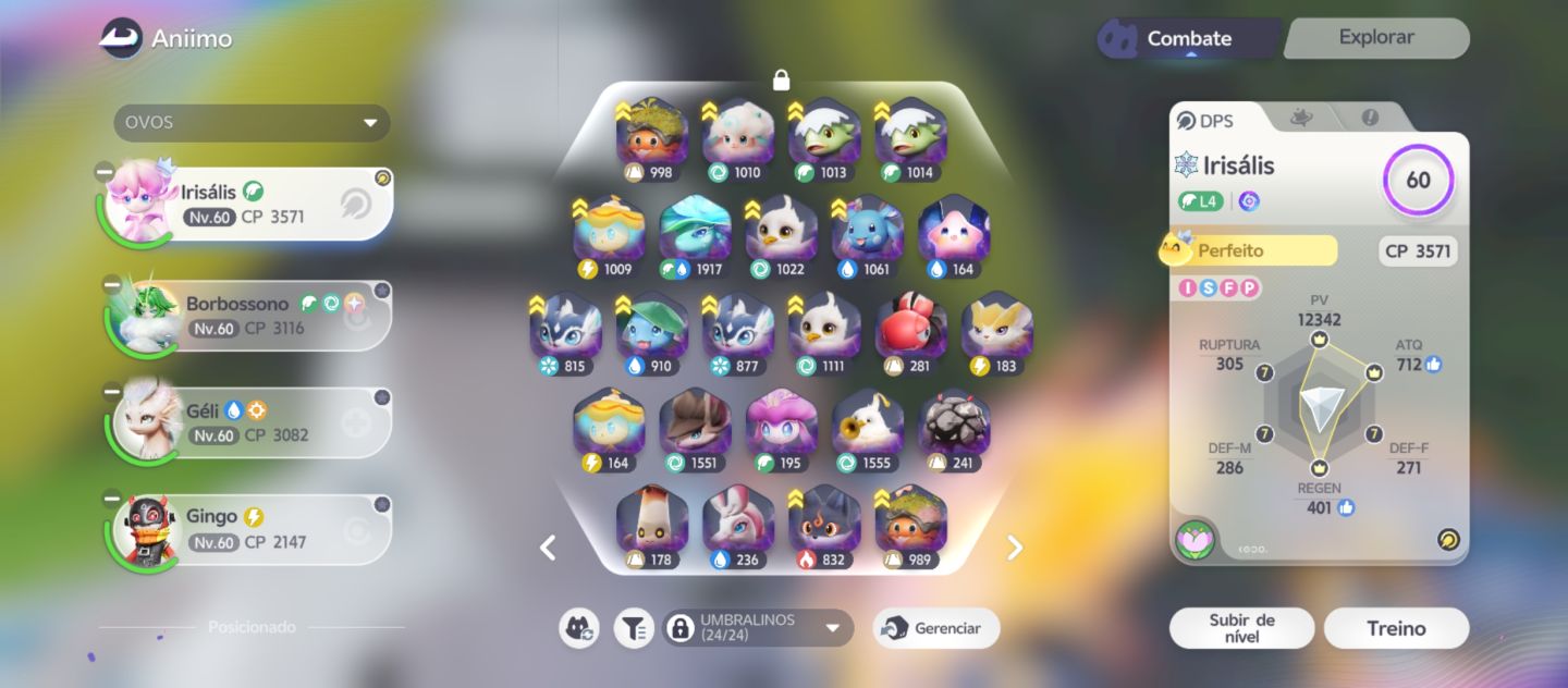 Conta Endgame Aniimo lvl 62 tem tudo no jogo comece no topo
