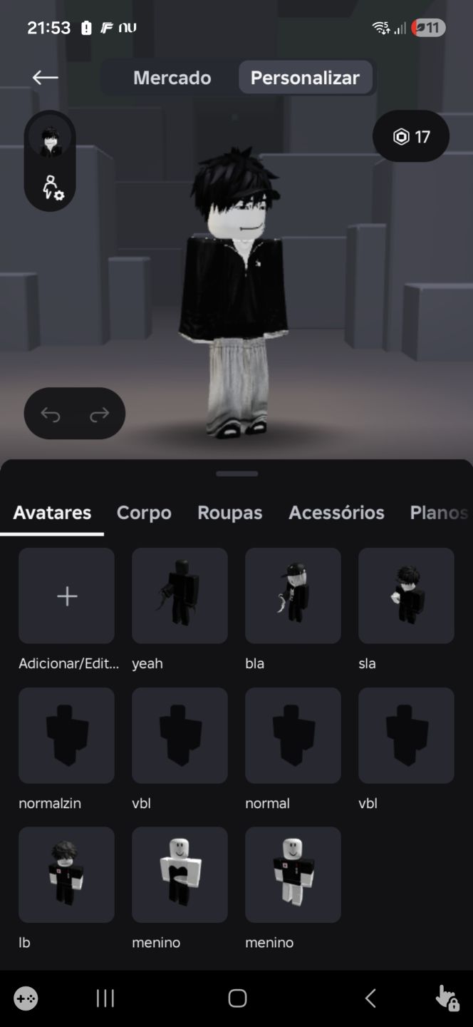 CONTA DE ROBLOX