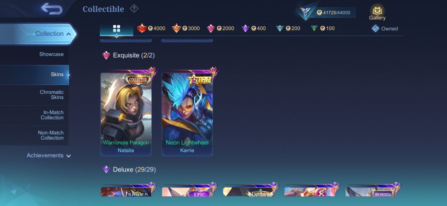 Conta mobile legends