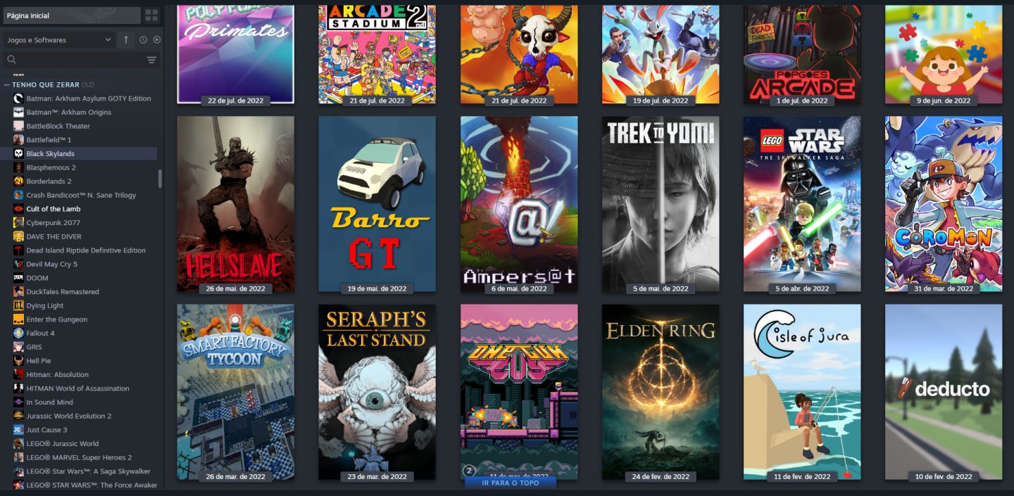 CONTA STEAM OFFLINE COM 250+ JOGOS