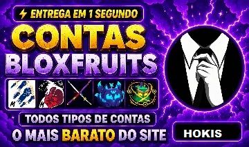 CONTA BLOX FRUITS | 7 PERMS (Kitsune, Portal, Magma...) + Yoru + V4