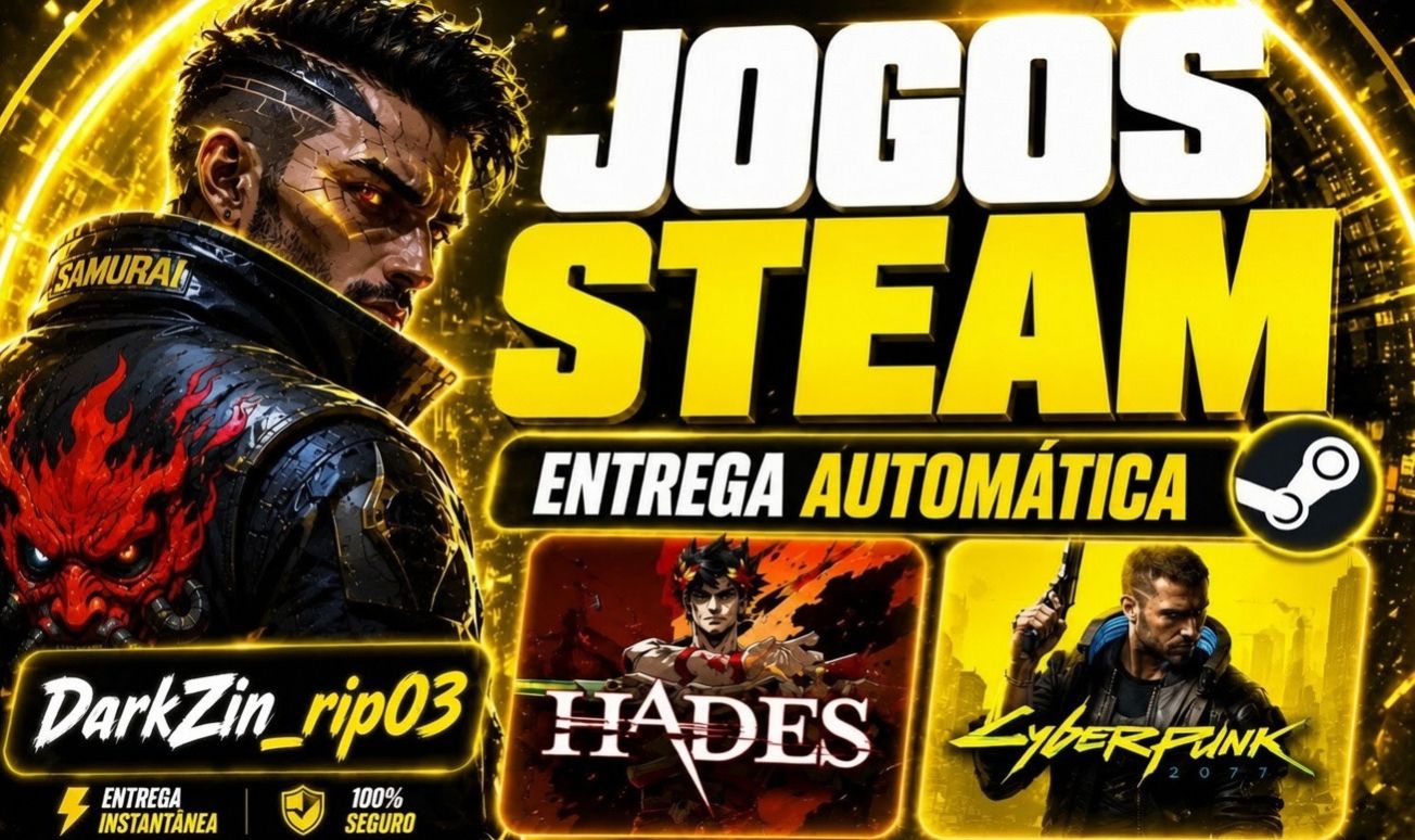 [MAIS BARATO] JOGOS DA ATUALIDADE CONTAS STEAM OFFLINE PC[ENTREGA AUTOMÁTICA]