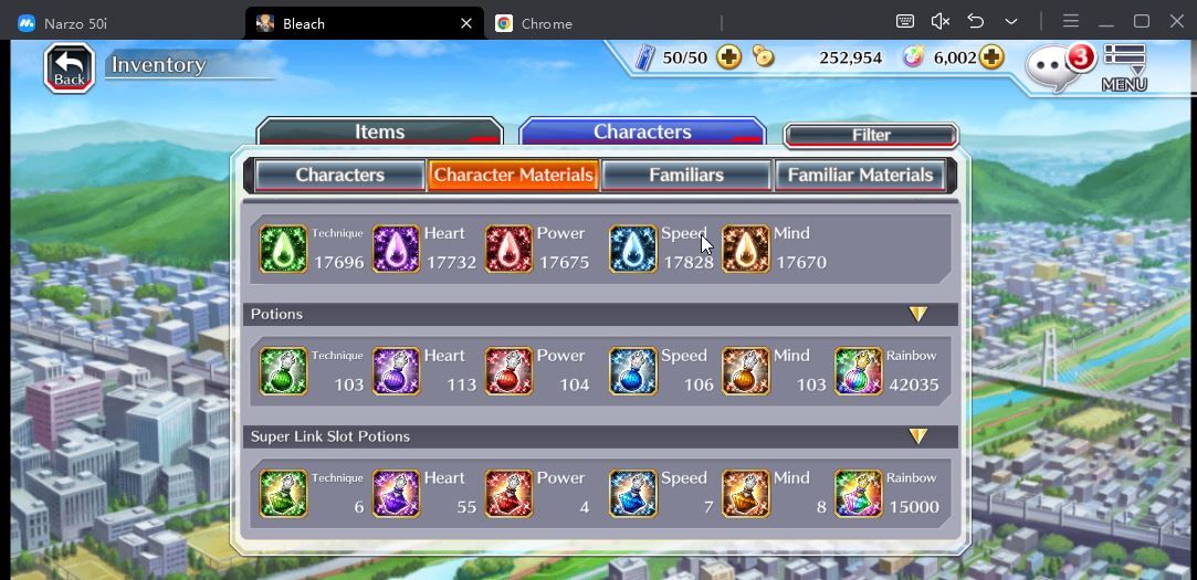 Contas Bleach 13000-15000 Orbs