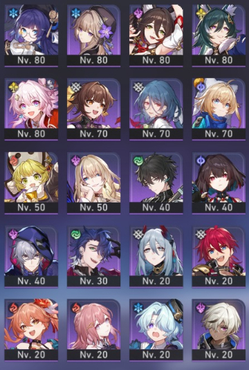 Conta 3 em 1, Genshin, Star Rail e ZZZ, as 3 endgame, muitos personagens e armas