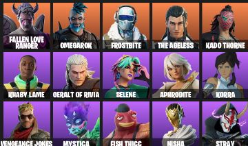 CONTA FORTNITE COM 48 SKINS + 550 VB Omegarok/ Korra/ Nezumi/ Mae/ Renegade Lynx