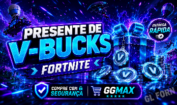 VBUCKS (ITENS DA LOJA) VIA PRESENTE NO FORTNITE -PROMOÇÃO - PREÇOS PROMOÇAO