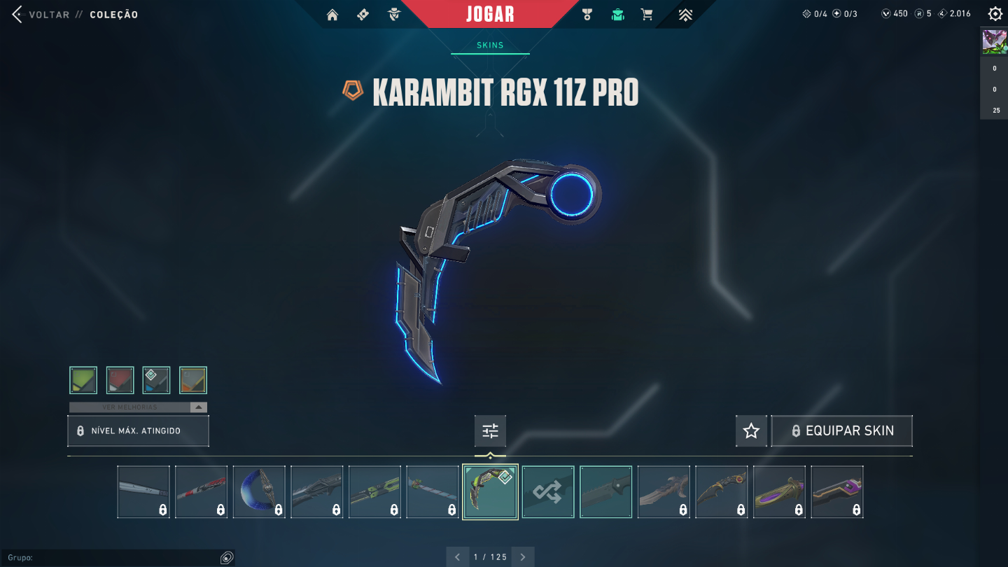 VANDAL KURONAMI + FACA KARAMBIT RGX