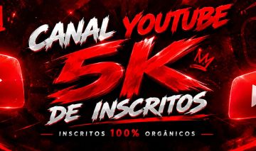 CONTA YOUTUBE 5K DE INSCRITOS