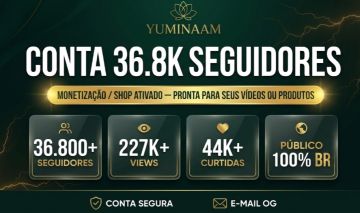 CONTA TIKTOK 36,8K SEGUIDORES, MONETIZAÇÃO E SHOP APROVADO | NICHO POLITICA