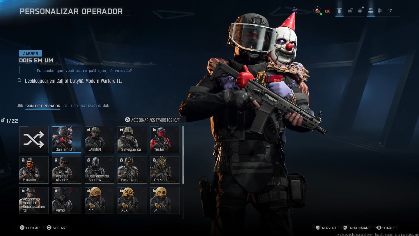 Conta Warzone com Gordao + vários blackcell BO7