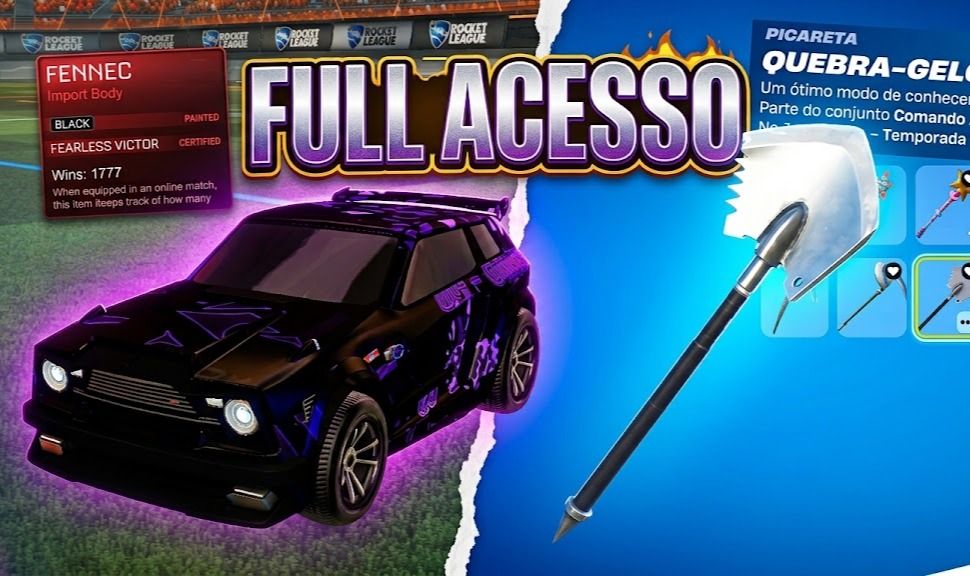 EPIC GAMES | FN +75 SKINS QUEBRA-GELO + RL GC S12/S19 DIECI BLACK TW ZOMBA FA