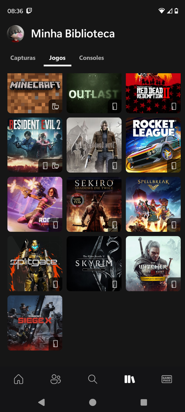 Conta Xbox com jogos famosos
