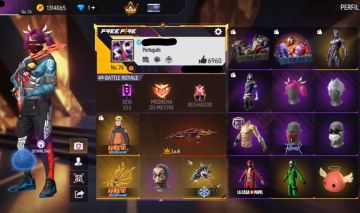 CONTA DE FREE FIRE TOP | COM O 5 6 12 PASSE | RAGNAROK ANGELICAL E MUITO MAIS |