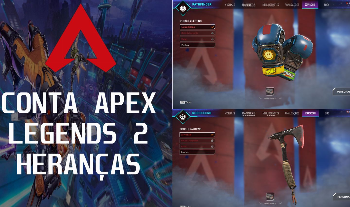 CONTA APEX LEGENDS 2 HERANÇAS