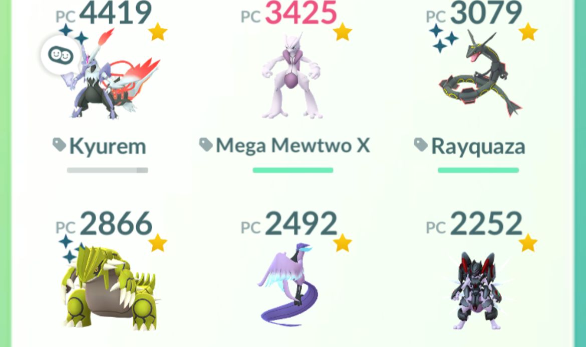 CONTA POKÉMON GO PREMIUM | Mewtwo Armadura - Primou - Rayquaza Mega