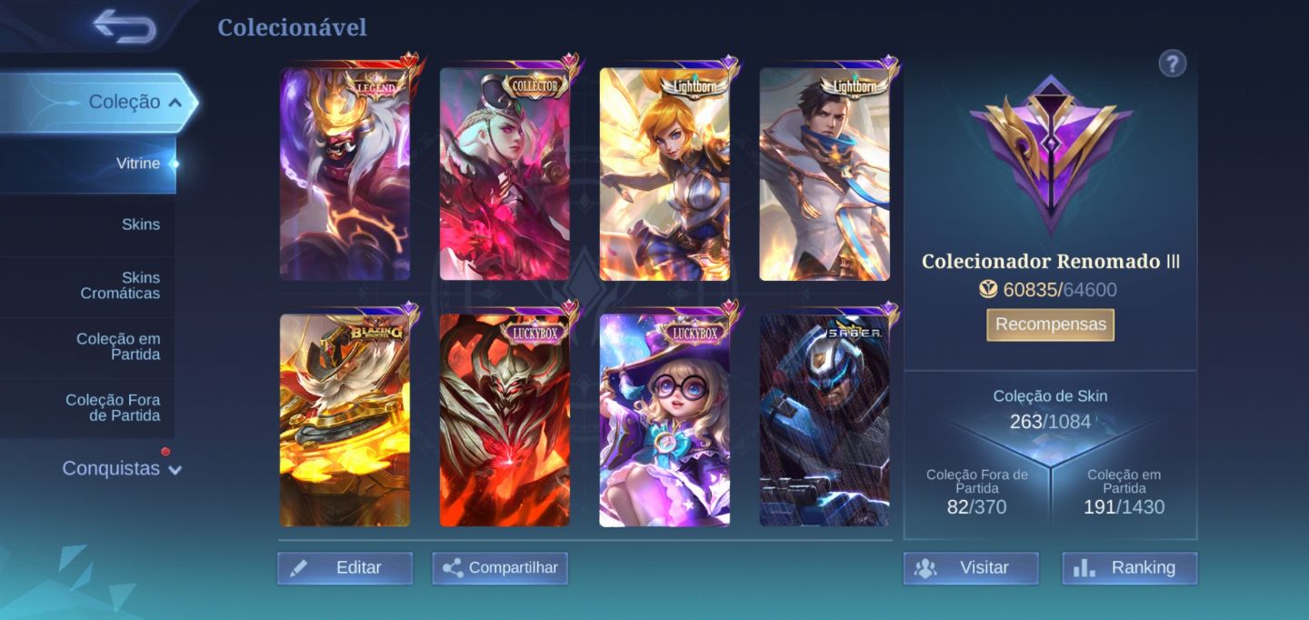 TODOS OS HERÓIS E VARIAS SKINS GASTO MAIS DE 1k real