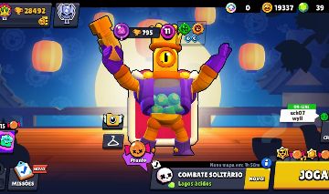 CONTA BRAWL STARS 28K DE TROFEUS RARISSIMA 2022, SKINS RARAS DE VÁRIOS BRAWLERS