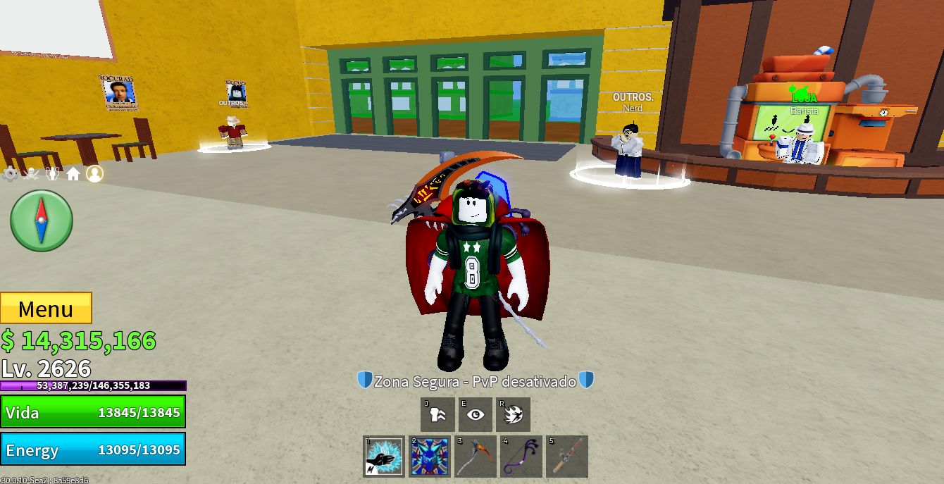 Conta roblox blox fruit e roube um ovo, kitsune equip e kitsune inv