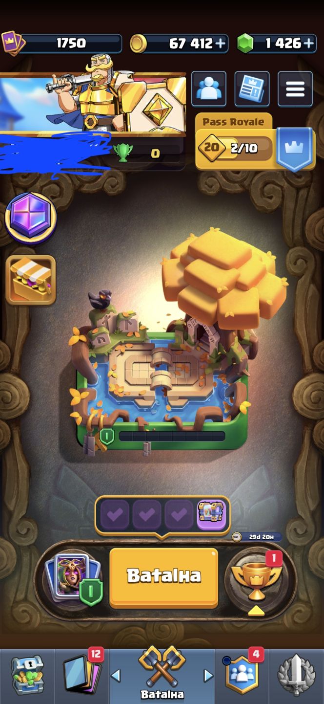 Conta clash Royale 14000 quase full