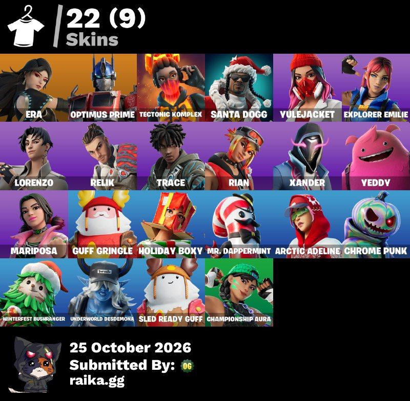 CONTA FORTNITE VÁRIAS SKINS ACESSO SEGURO COM PDF