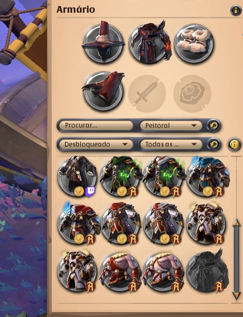 Conta Albion com bastante skin, e 4k pontos de aprendizagem