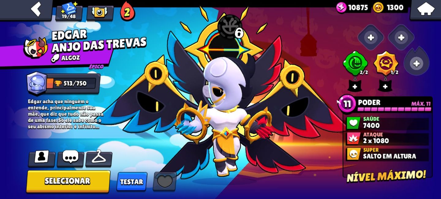 CONTA DE BRAWL STARS PRA SAIR DO 0 - BUFFIES DA MAG E DO SURGE COM SKINS ROBO