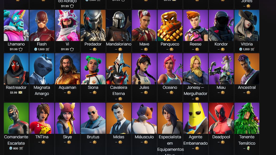 Conta Epic + fortnite com varias skins, Jogos, club e passes.