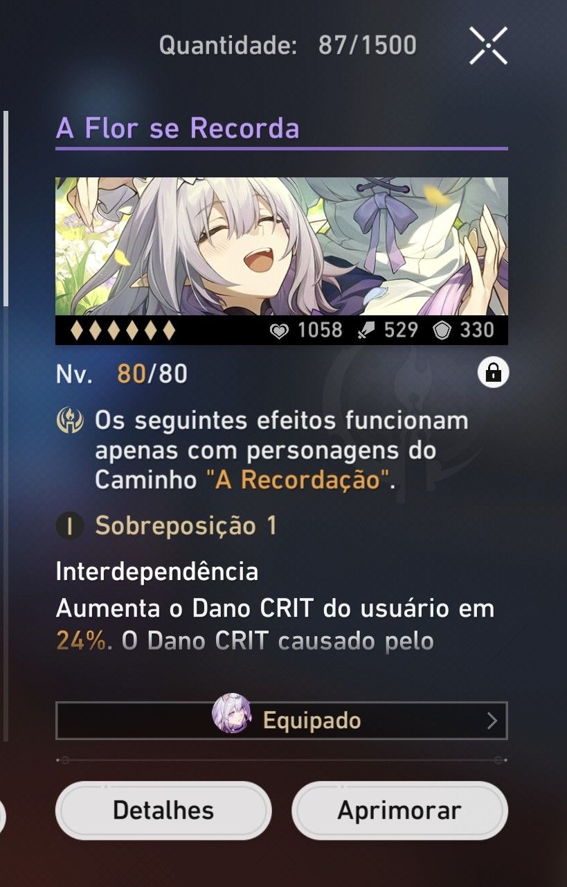 Conta honkai star rail com vários times completos + genshin