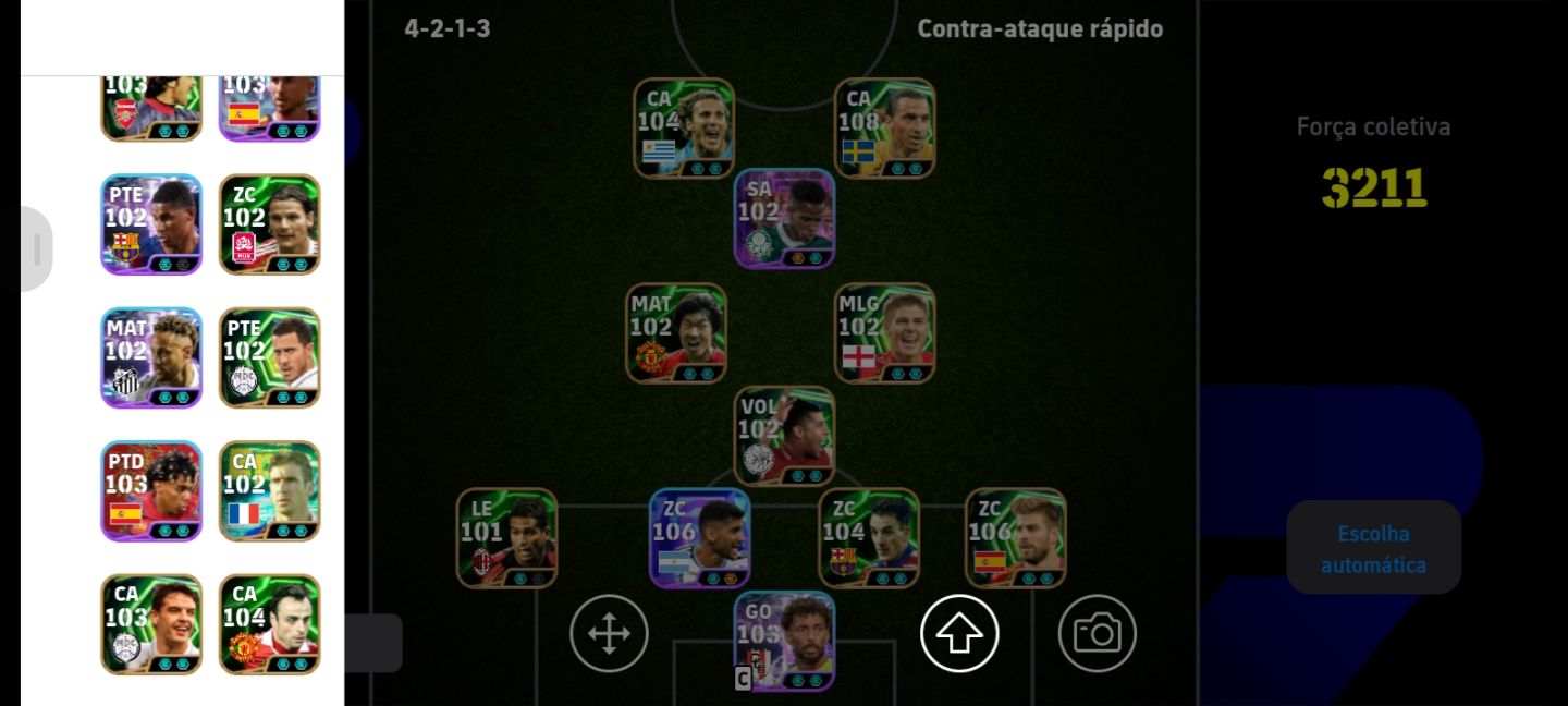 Conta de efootball com força 1213