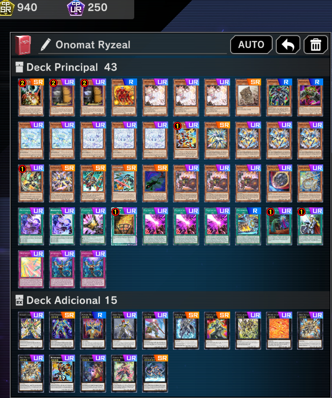 Master Duel Onomat Ryzeal Deck Meta - Entrega Automática