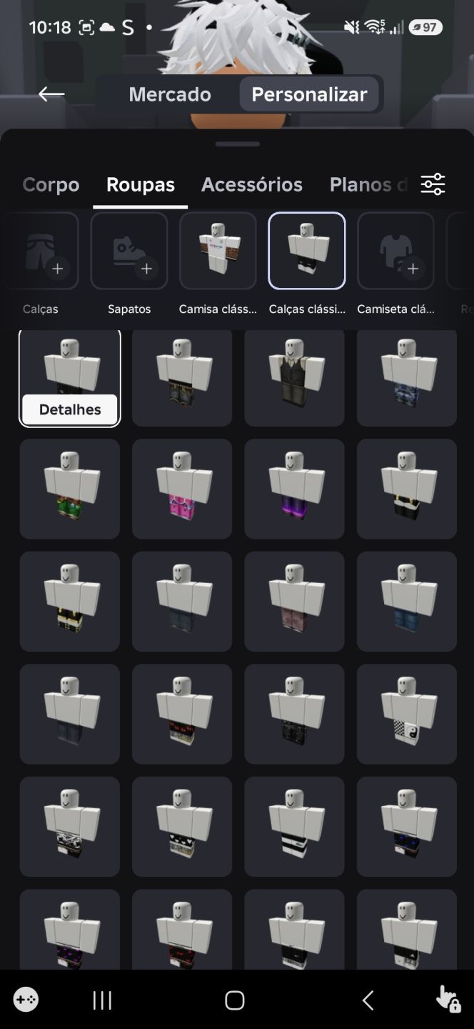 Conta de brookhaven com várias skin e gamepass