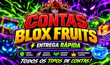 CONTAS BLOX FRUITS PREMIUM | LVL MAX | RAÇA V4 | PVP ELITE