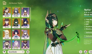 GENSHIN EmilieC2+bis, Nefer, Lauma, Lyney e Clorinde