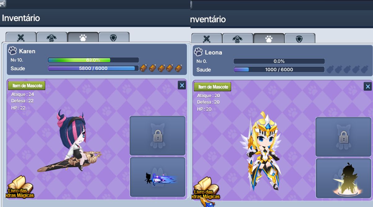 Conta de Grand Chase Mari 650 k + 6 nivel 90 5 Despertados 13840 vp 4 Pets