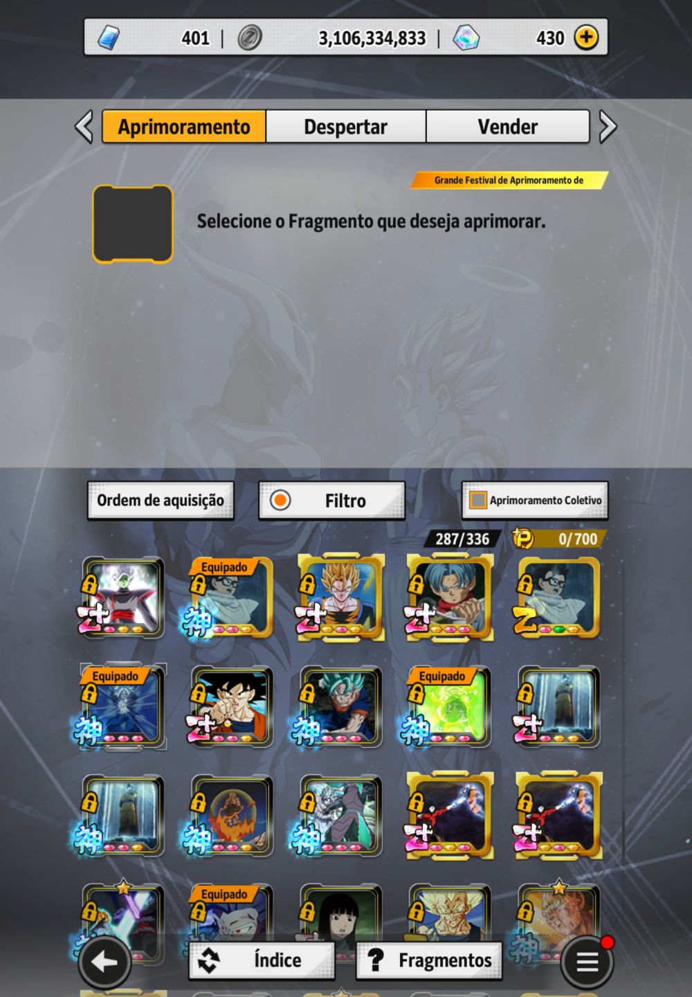 Conta mid game magin vegeta full 14 e hit full 14