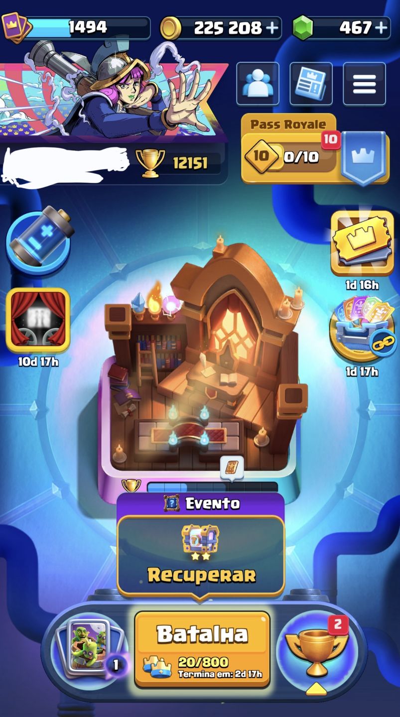 Duas contas clash royale (desapego)