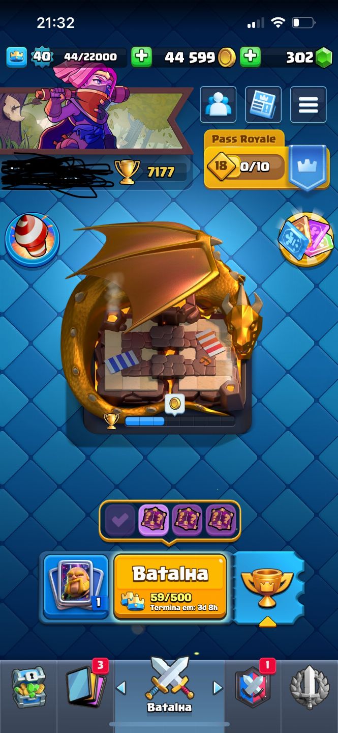 Conta supercell com 3 jogos!! (Leia a descrição)