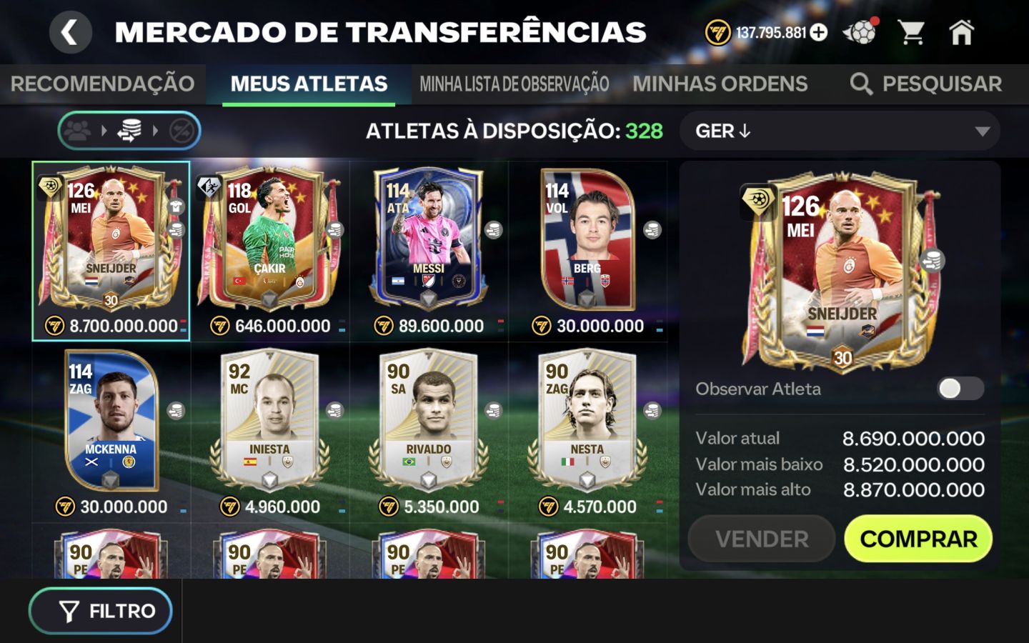 Conta FC Mobile GER 130