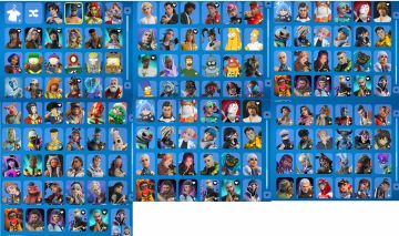 Conta fortnite com 117 skins John Wick, Tyler The creator, Renegade Raider