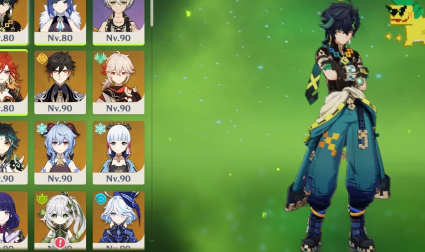 Conta tripla Hoyo (Honkai, Genshin e Zzz) todas nível max com vários personagens