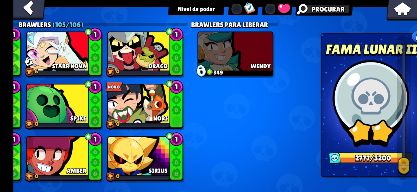 CONTA BRAW STARS 56K DE TROFÉUS | TODOS OS BRAWLERS | CONTA DESDE 2022