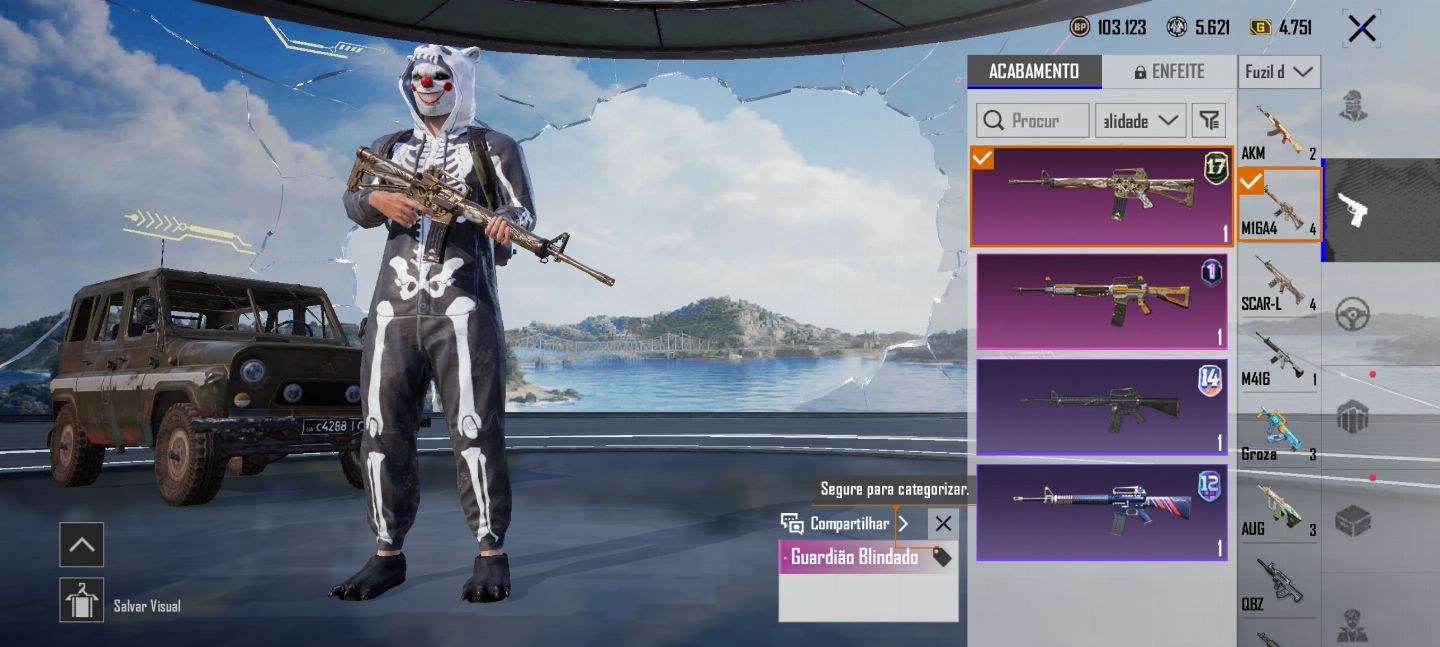 Conta pubg mobile com skin raras